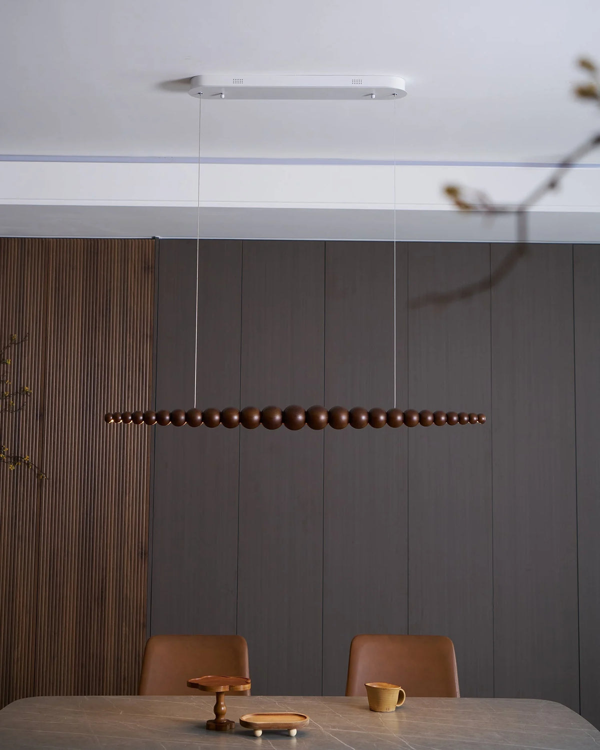 Linear Chandelier | Integrated LED & Adjustable Height | 3 Sizes