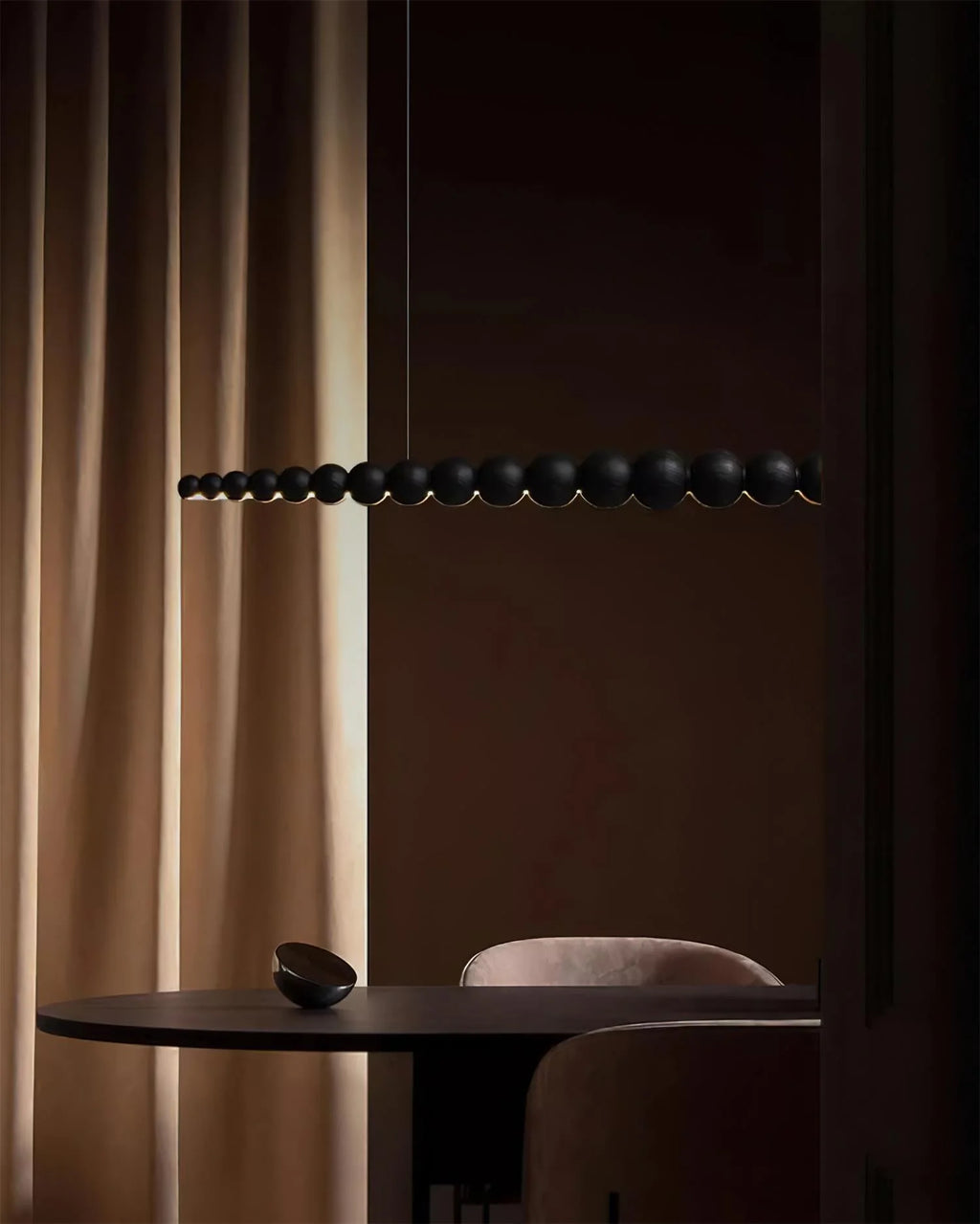 Linear Chandelier | Integrated LED & Adjustable Height | 3 Sizes