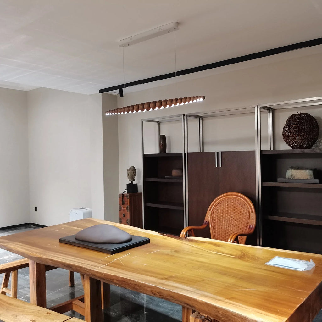 Linear Chandelier | Integrated LED & Adjustable Height | 3 Sizes