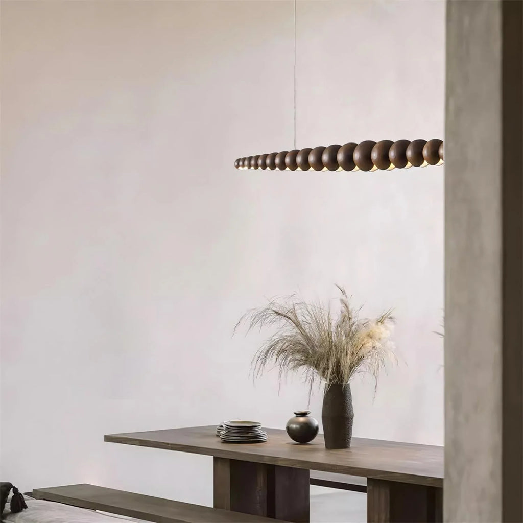 Linear Chandelier | Integrated LED & Adjustable Height | 3 Sizes