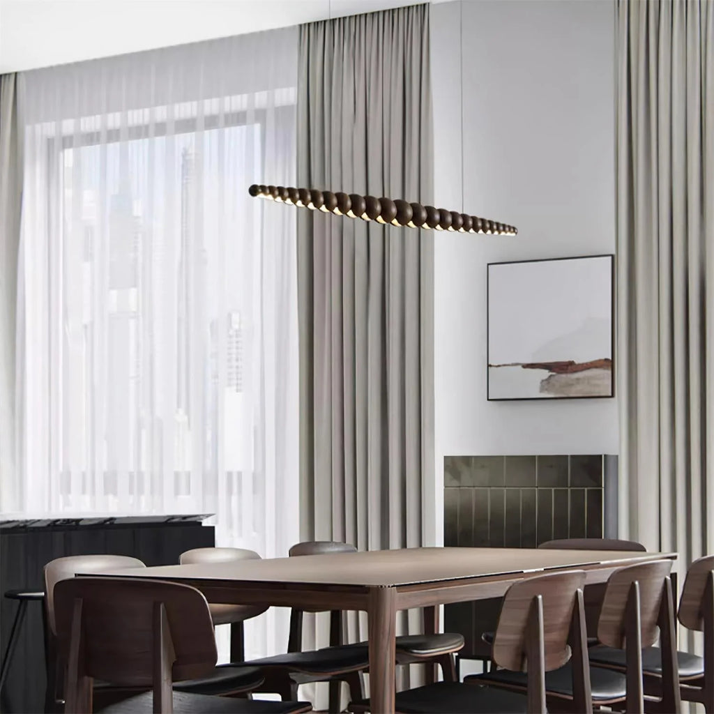 Linear Chandelier | Integrated LED & Adjustable Height | 3 Sizes