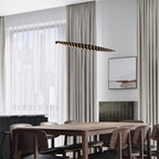 Linear Chandelier | Integrated LED & Adjustable Height | 3 Sizes