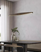 Linear Chandelier | Integrated LED & Adjustable Height | 3 Sizes