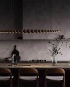 Linear Chandelier | Integrated LED & Adjustable Height | 3 Sizes