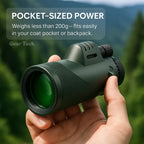 Monocular Telescope | Ultra-Zoom & Multi-Coated HD Glass | Travel Size