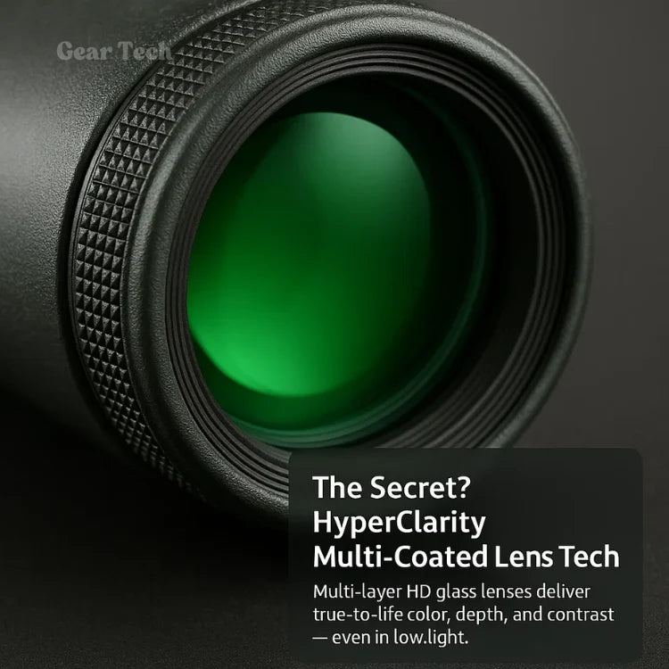 Monocular Telescope | Ultra-Zoom & Multi-Coated HD Glass | Travel Size
