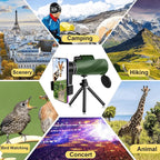 Monocular Telescope | Ultra-Zoom & Multi-Coated HD Glass | Travel Size