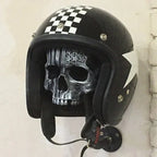 Motorcycle Helmet Holder | Skull Design & Resin | Universal Fit