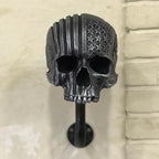 Motorcycle Helmet Holder | Skull Design & Resin | Universal Fit
