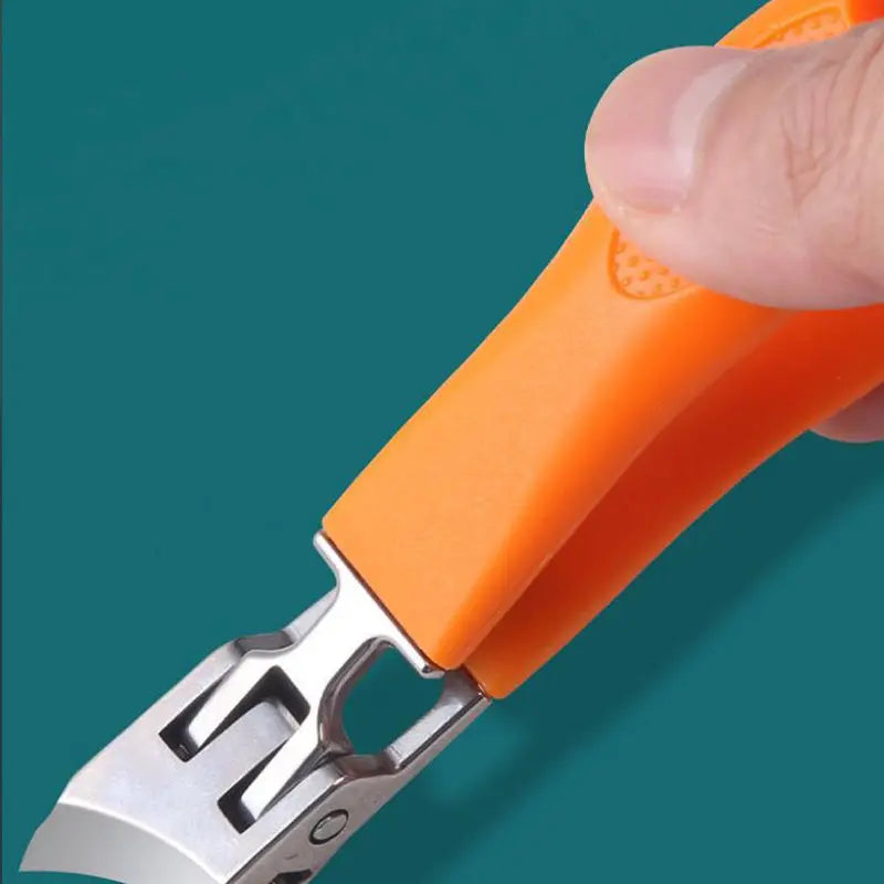 Nail Clipper | Wide Handle & Splash Guard | For Thick Nails