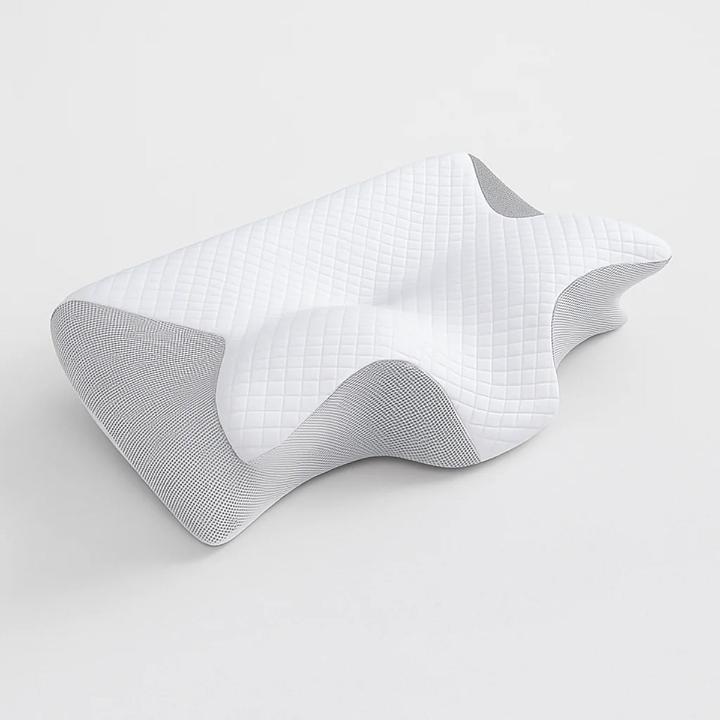 Neck Pillow | Orthopedic Butterfly Memory Foam & 3D Mesh | 60 x 35 x 12 cm