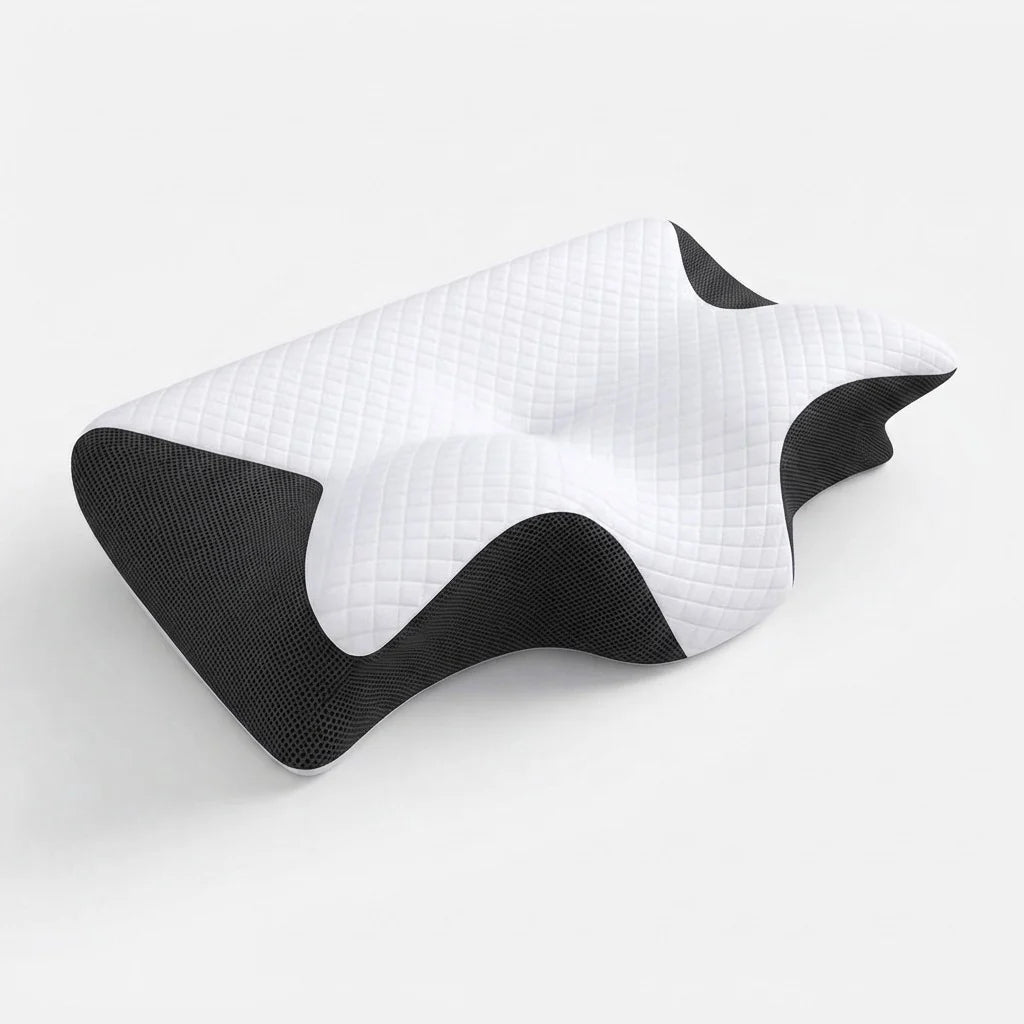 Neck Pillow | Orthopedic Butterfly Memory Foam & 3D Mesh | 60 x 35 x 12 cm