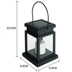 Outdoor Solar Lantern | Waterproof & Flickering LED