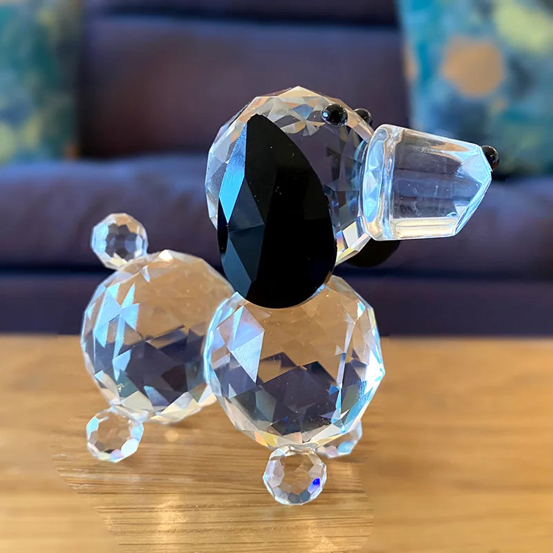 Paperweight | Crystal Animal Figurine | Modern Desk Decor