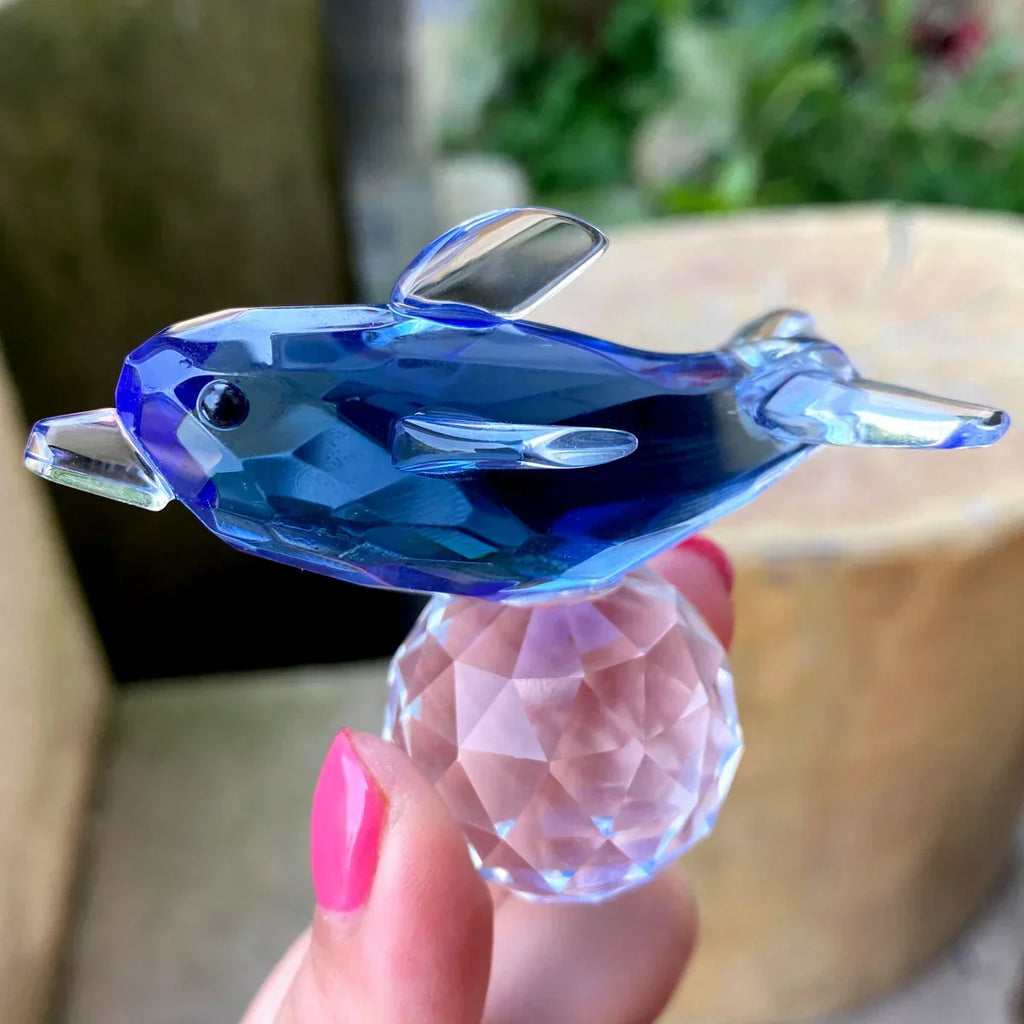 Paperweight | Crystal Animal Figurine | Modern Desk Decor