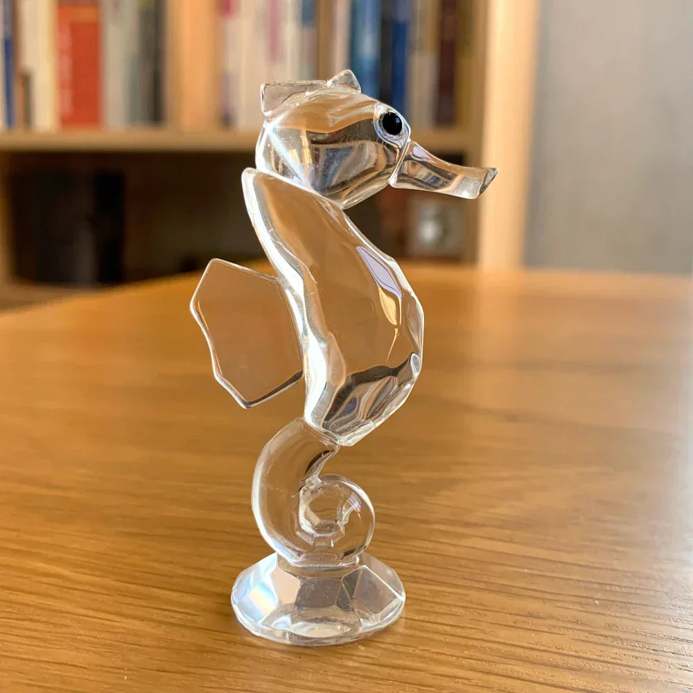 Paperweight | Crystal Animal Figurine | Modern Desk Decor