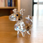 Paperweight | Crystal Animal Figurine | Modern Desk Decor
