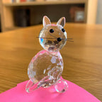 Paperweight | Crystal Frog Figurine & Desk Decor