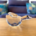 Paperweight | Crystal Frog Figurine & Desk Decor