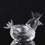 Paperweight | Crystal Frog Figurine & Desk Decor