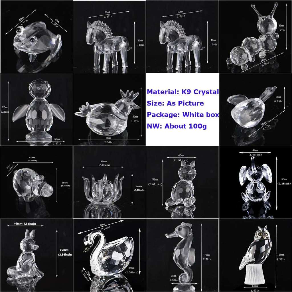 Paperweight | Crystal Frog Figurine & Desk Decor
