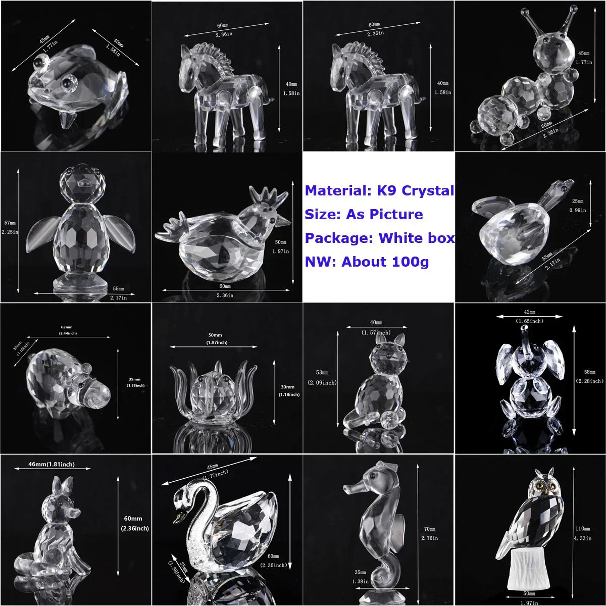 Paperweight | Crystal Frog Figurine & Desk Decor