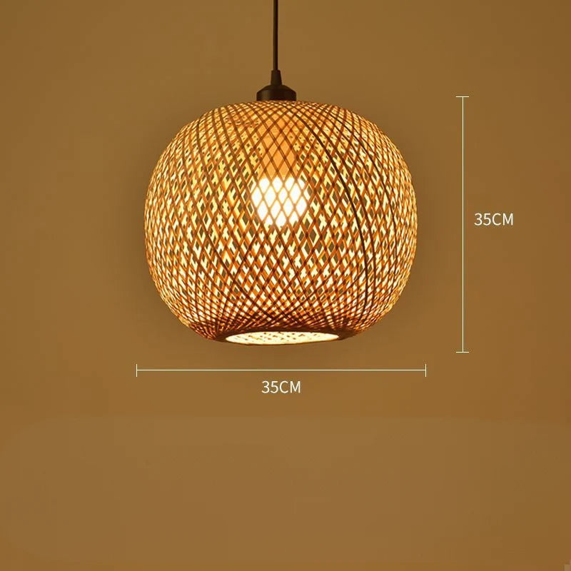 Pendant Lamp | Handwoven Rattan & Soft Light | 150 cm Cable