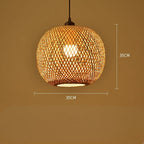 Pendant Lamp | Handwoven Rattan & Soft Light | 150 cm Cable