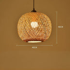 Pendant Lamp | Handwoven Rattan & Soft Light | 150 cm Cable