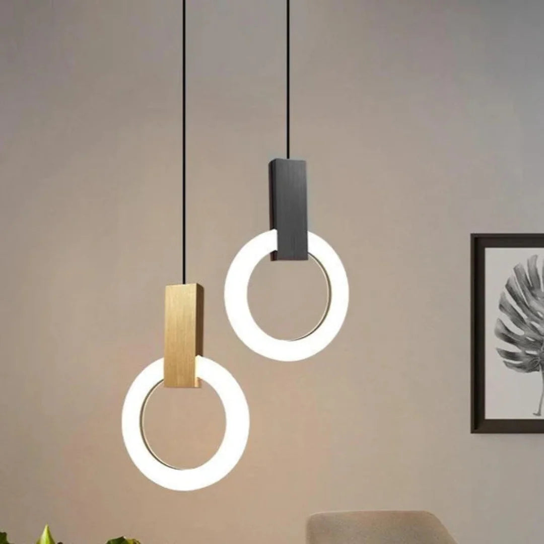 Pendant Light | Acrylic Nordic Design & Integrated LED | D20 x H30, D30 x H40 cm