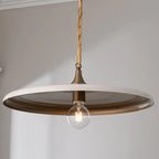 Pendant Light | Metal Shade & Adjustable Hanging Chain | Dia 30–50 cm