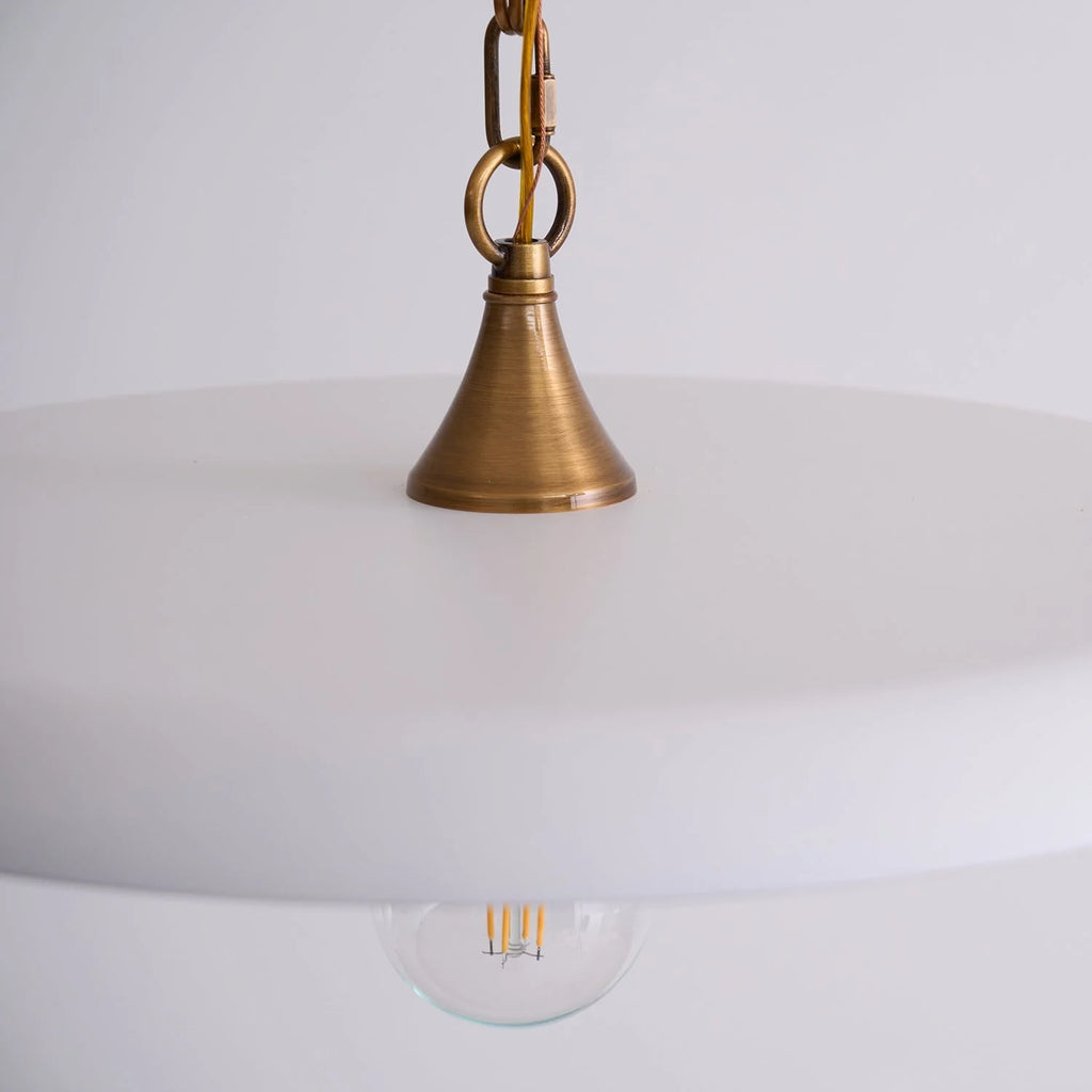 Pendant Light | Metal Shade & Adjustable Hanging Chain | Dia 30–50 cm