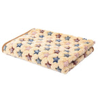 Pet Blanket | Soft Flannel & Paw Print | Machine Washable
