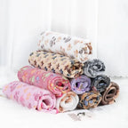 Pet Blanket | Soft Flannel & Paw Print | Machine Washable