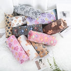 Pet Blanket | Soft Flannel & Paw Print | Machine Washable