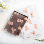 Pet Blanket | Soft Flannel & Paw Print | Machine Washable
