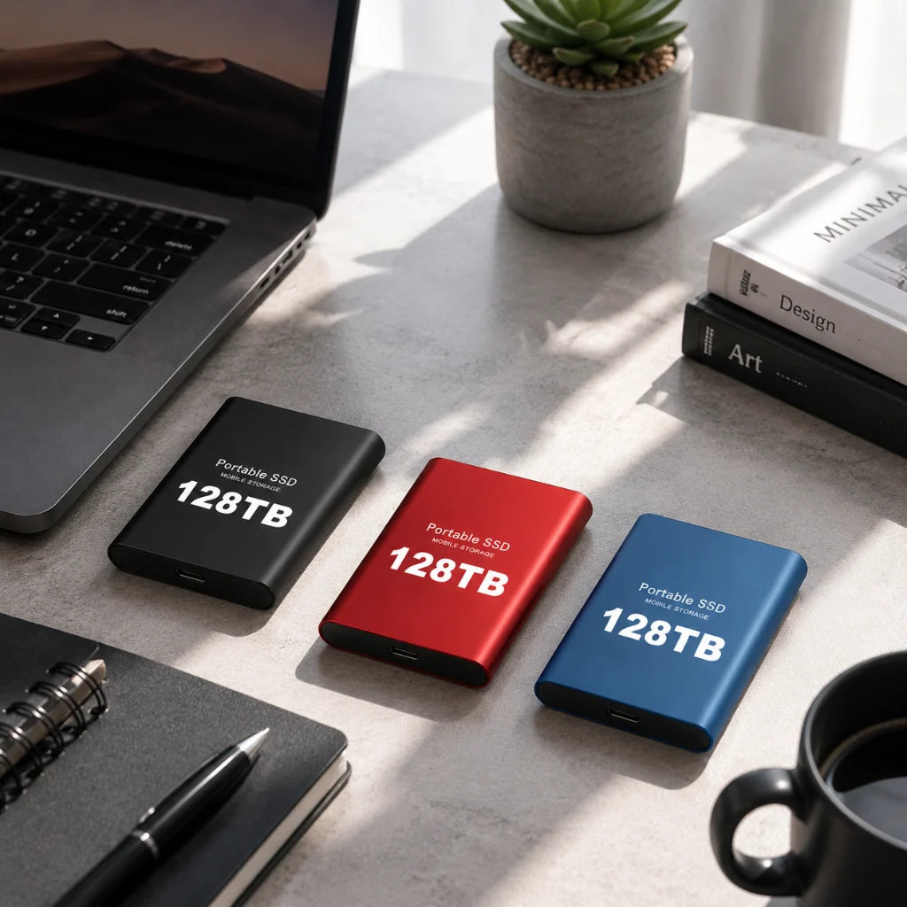 Portable SSD with Aluminum Housing