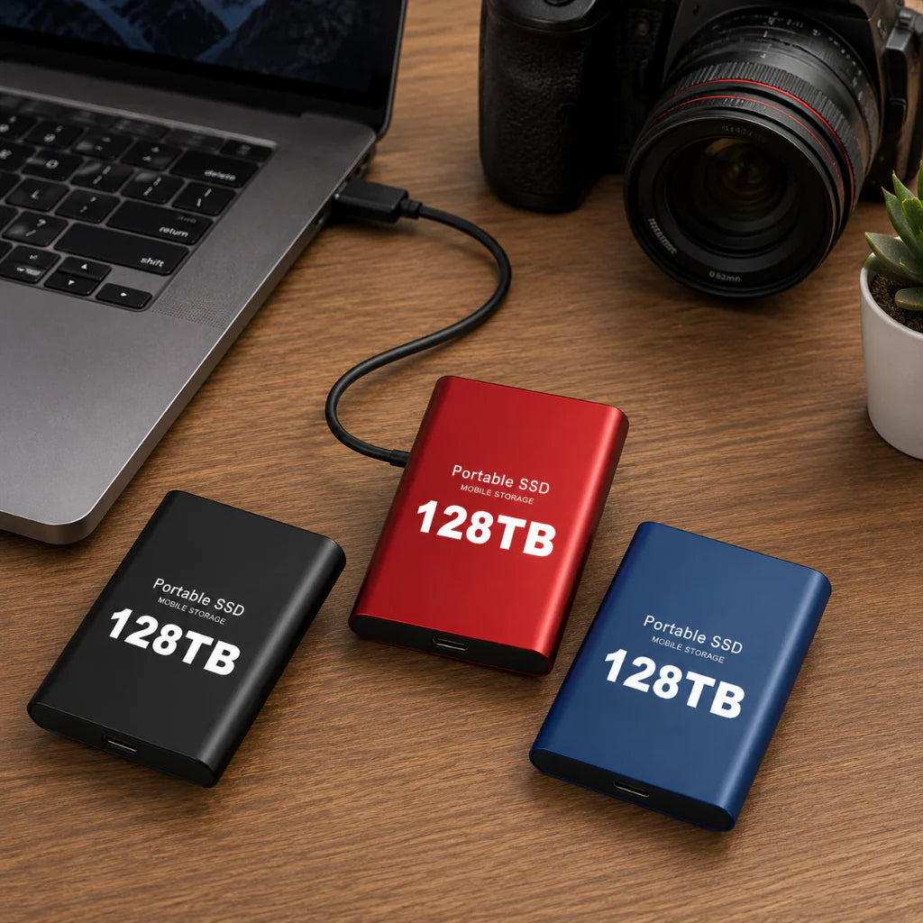 Portable SSD with Aluminum Housing