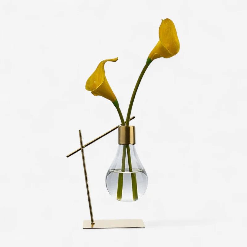 Propagation Vase | Glass & Metal Frame | Single Or Double