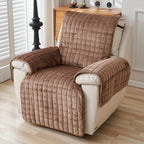 Recliner Cover | Quilted Microfiber & Non-Slip | With Side Pocket