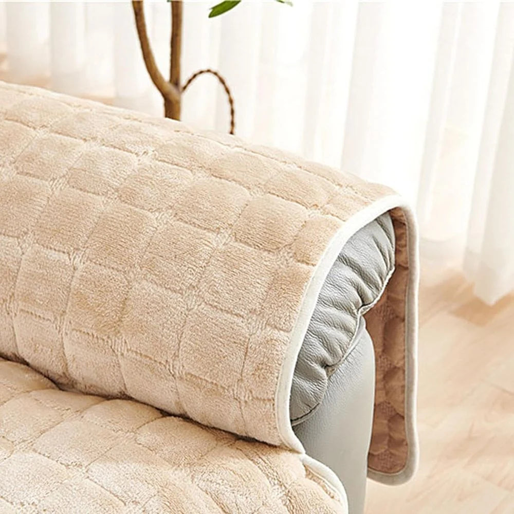 Recliner Cover | Quilted Microfiber & Non-Slip | With Side Pocket