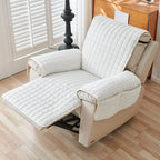Recliner Cover | Quilted Microfiber & Non-Slip | With Side Pocket
