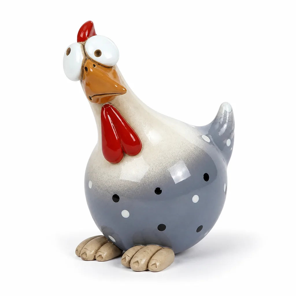 Resin Garden Chicken Ornament