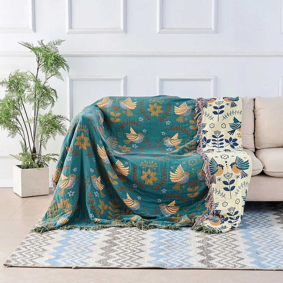 Reversible Throw Blanket