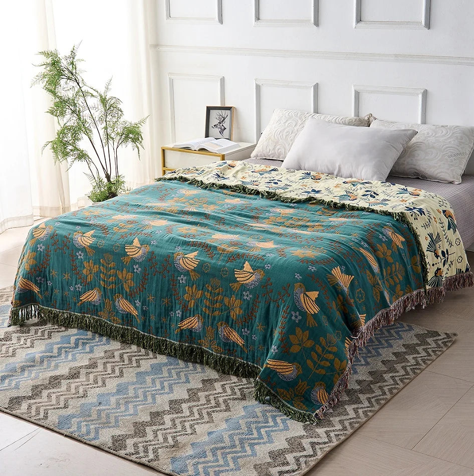 Reversible Throw Blanket