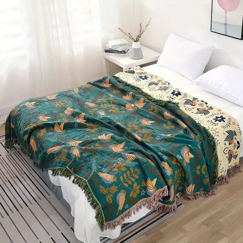 Reversible Throw Blanket