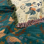 Reversible Throw Blanket