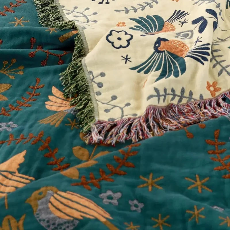 Reversible Throw Blanket