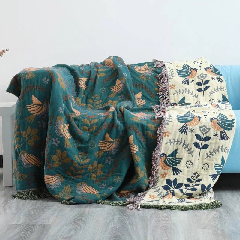 Reversible Throw Blanket