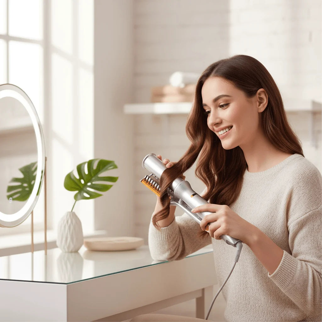 Rotating Hair Brush Styler | 32mm Ceramic Barrel & Integrated Brush